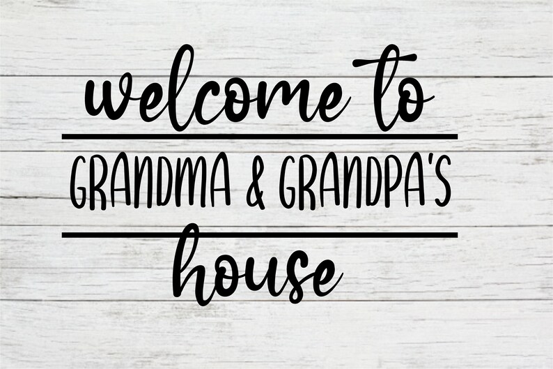 to Grandma and Grandpa's House Digital File Etsy