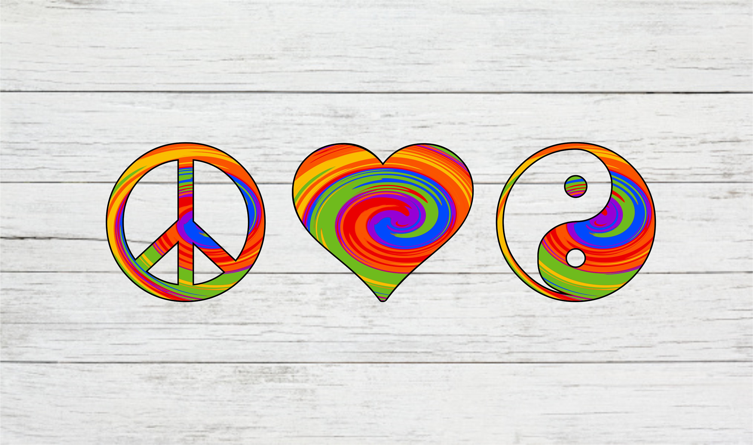 Peace Love Harmony Rainbow Digital Download - Etsy