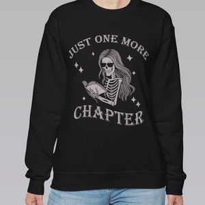 One More Chapter Skeleton Crew Neck Sweatshirt