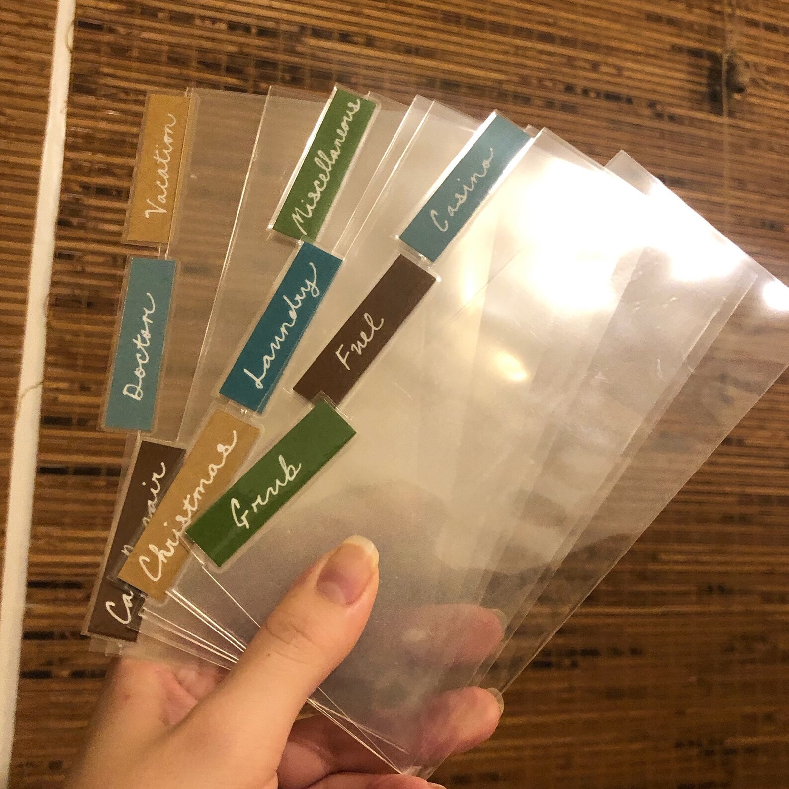 Cash Dividers for Wallets Etsy