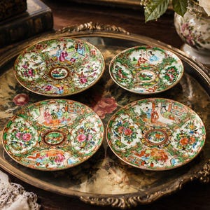 Antique Rose Medallion Porcelain - Etsy