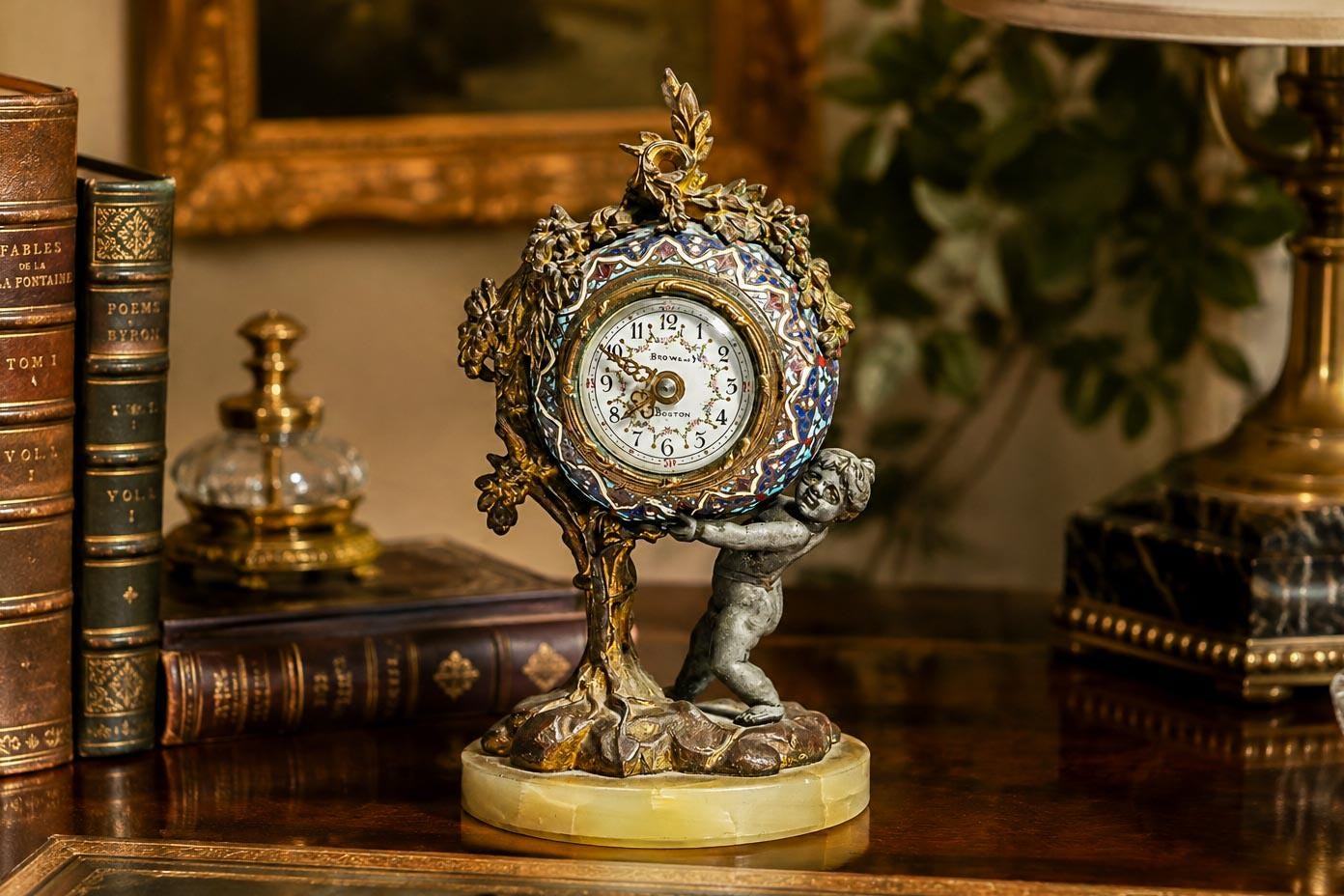 Antique French Table Clock - Etsy
