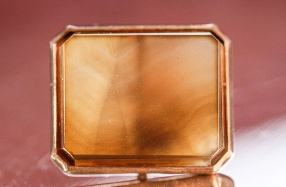 Exceptional Antique Smoky Quartz 9ct Gold English… - image 3