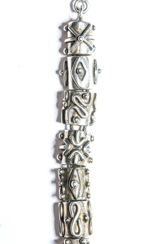 Fantastic Modern Sculptural Rectangular Link Vint… - image 5