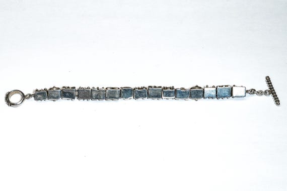 Fantastic Modern Sculptural Rectangular Link Vint… - image 8