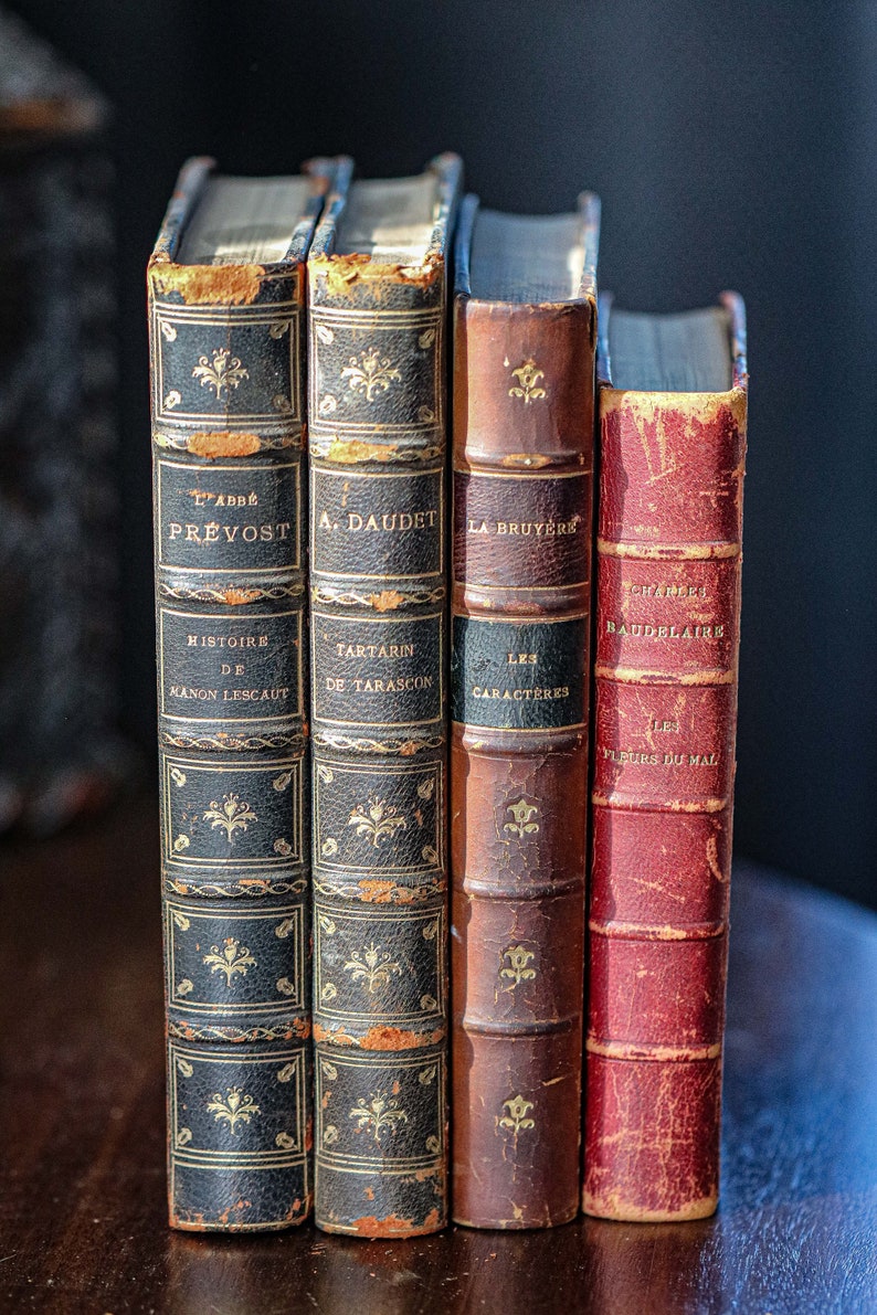 Antique Decorative Book Collection 2 Etsy