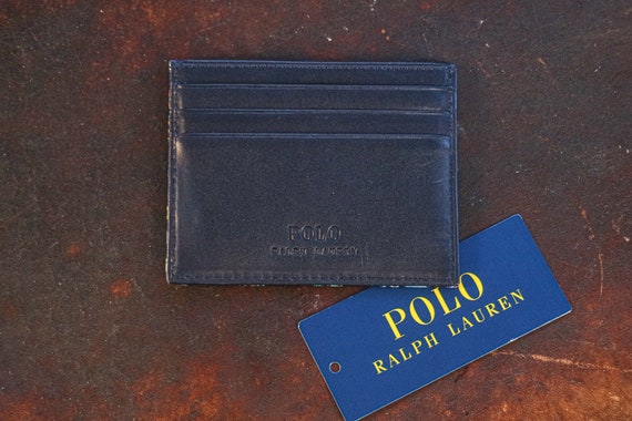 Awesome New Preppy Ralph Lauren Leather Slim Wall… - image 7