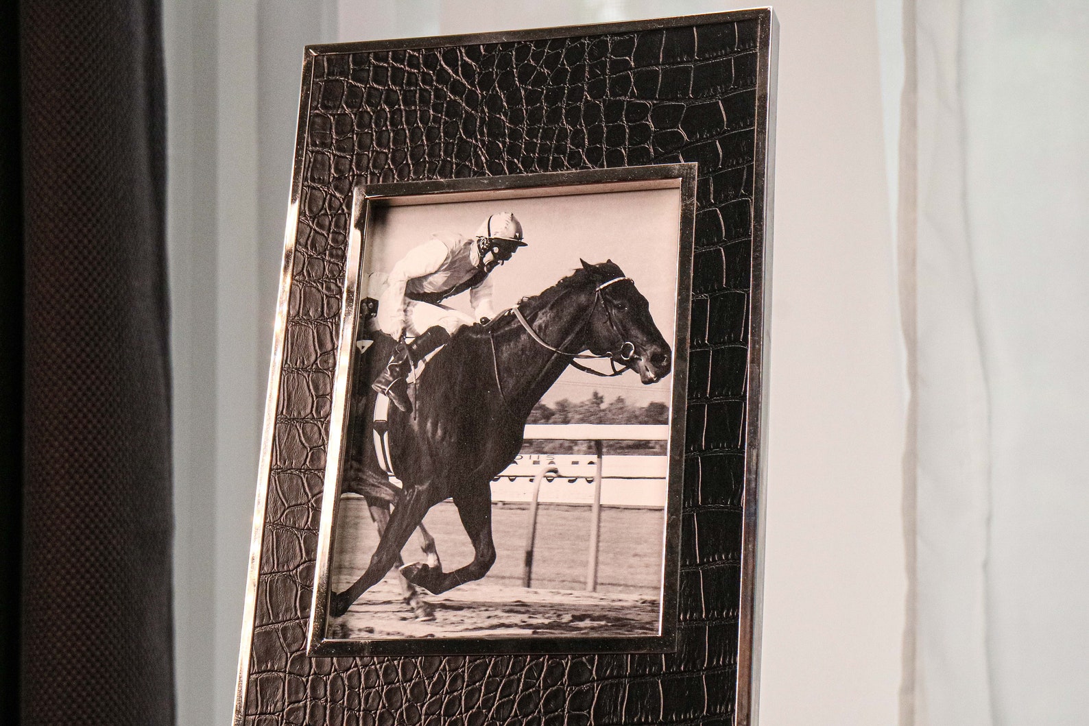 Beautiful Ralph Lauren Black Leather Picture Photo Frame Etsy