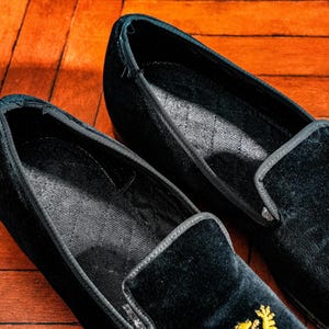 Chaussures Loafer Brooks Brothers Peal & Co En Velours - Taille 10.5 UK, Neuf Sans Boîte