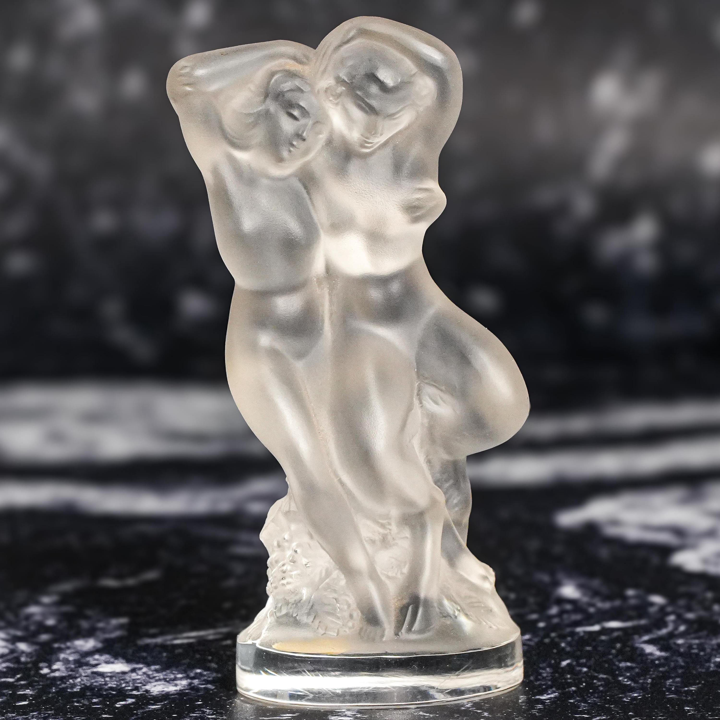 LALIQUE ラリック 子ライオン フィギュリン 置物 オブジェ