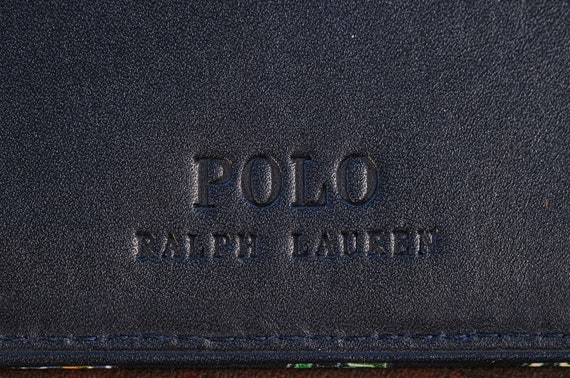 Awesome New Preppy Ralph Lauren Leather Slim Wall… - image 8
