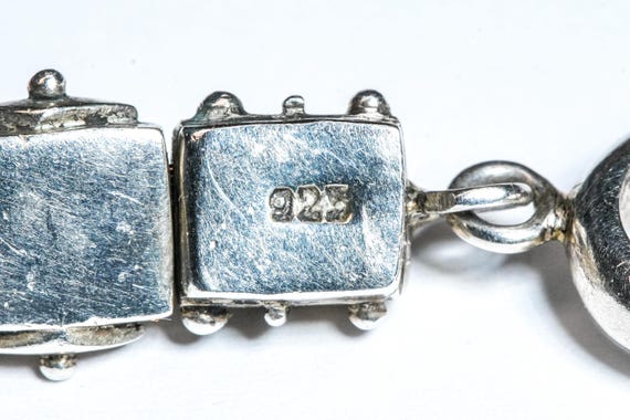 Fantastic Modern Sculptural Rectangular Link Vint… - image 9