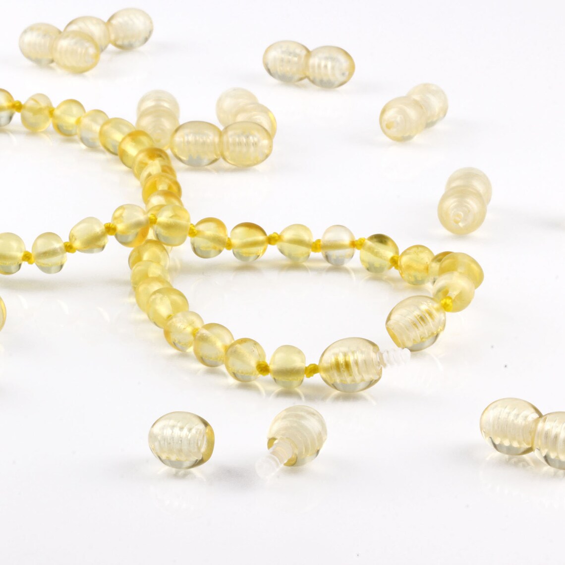 Screw Clasps for Amber and Gemstone Beads Jewelry / Twist Etsy