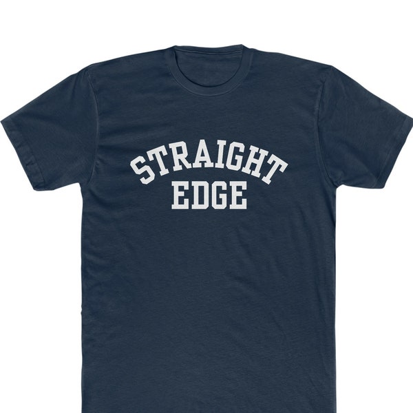 STRAIGHT EDGE T-Shirt - Bella/Canvas Jersey Cotton