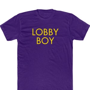 Lobby Boy T-Shirt - Bella/Canvas Jersey Cotton