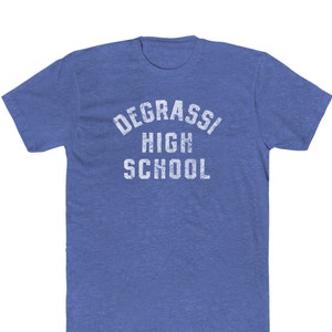 Degrassi High School &quot;Vintage Look&quot; Gym T-Shirt - Heathered 50/50 Blend