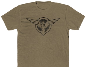 Captain SSR America &quot;Vintage Look&quot; T-Shirt - Bella/Canvas Jersey Cotton