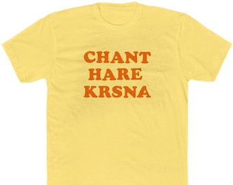 Chant Hare Krsna T-Shirt - Bella/Canvas Jersey Cotton