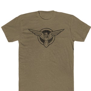 Captain SSR Amerika &quot;Vintage Look&quot; T-Shirt - Bella/Canvas Jersey Baumwolle