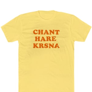 Chant Hare Krsna T-Shirt - Bella/Canvas Jersey Cotton