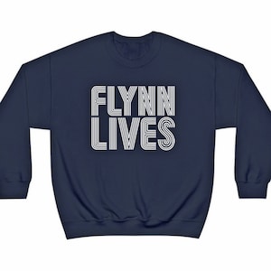 Flynn Lives - Crewneck Fleece Sweatshirt