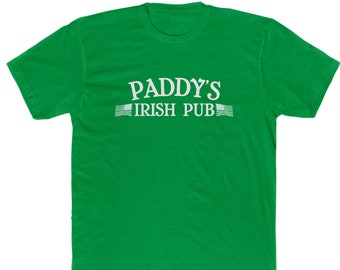 Paddy's Pub T-Shirt - Bella/Canvas Jersey Cotton