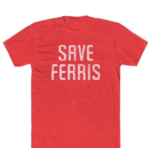 Save Ferris "Vintage Look" T-Shirt - Heathered 50/50 Blend
