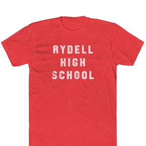 Rydell High School &quot;Vintage Look&quot; T-Shirt - Heathered 50/50 Blend