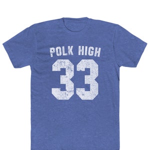 Polk High School  &quot;Vintage Look&quot; T-Shirt - Heathered 50/50 Blend