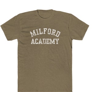 Milford Academy Gym Vintage Look T-Shirt - Heathered 50/50 Blend