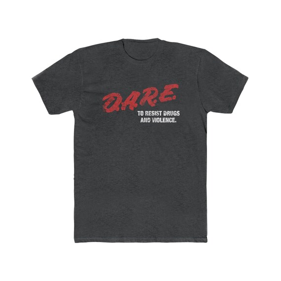 DARE Drug Free "Vintage Look" T-Shirt - Bella/Canvas Jersey Cotton