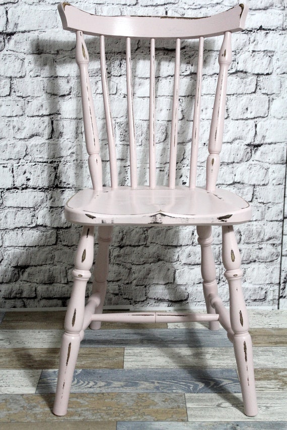 Shabby chic wooden chair discount