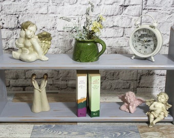 Shabby Kitchen Shelf Shelf Wall Shelf Gray 70s Shabby Chic Furniture Vintage Country House