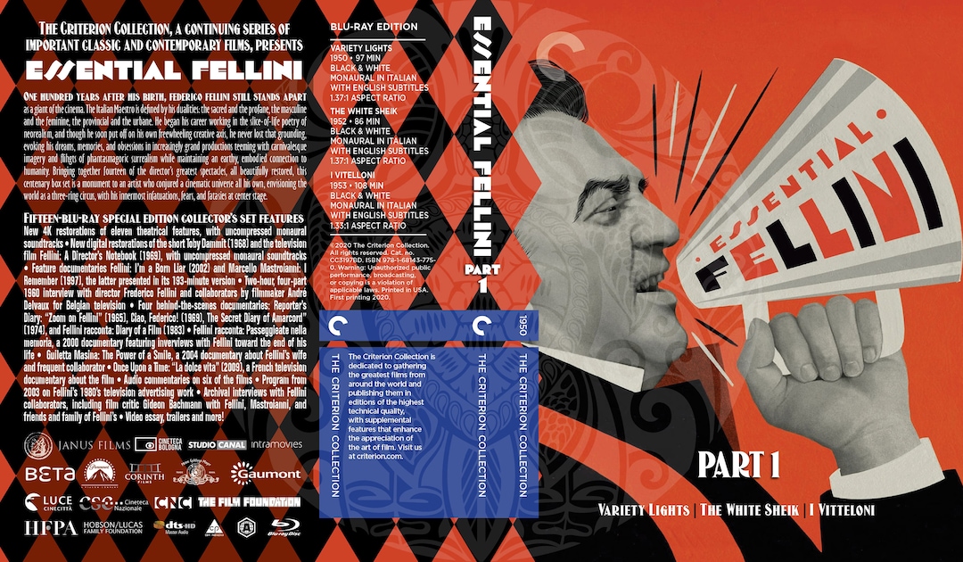 Essential Fellini (version 2) (fake Criterion Covers) - Etsy