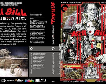 Kill Bill The Whole Bloody Affair (Black) (Fake Criterion Cover)