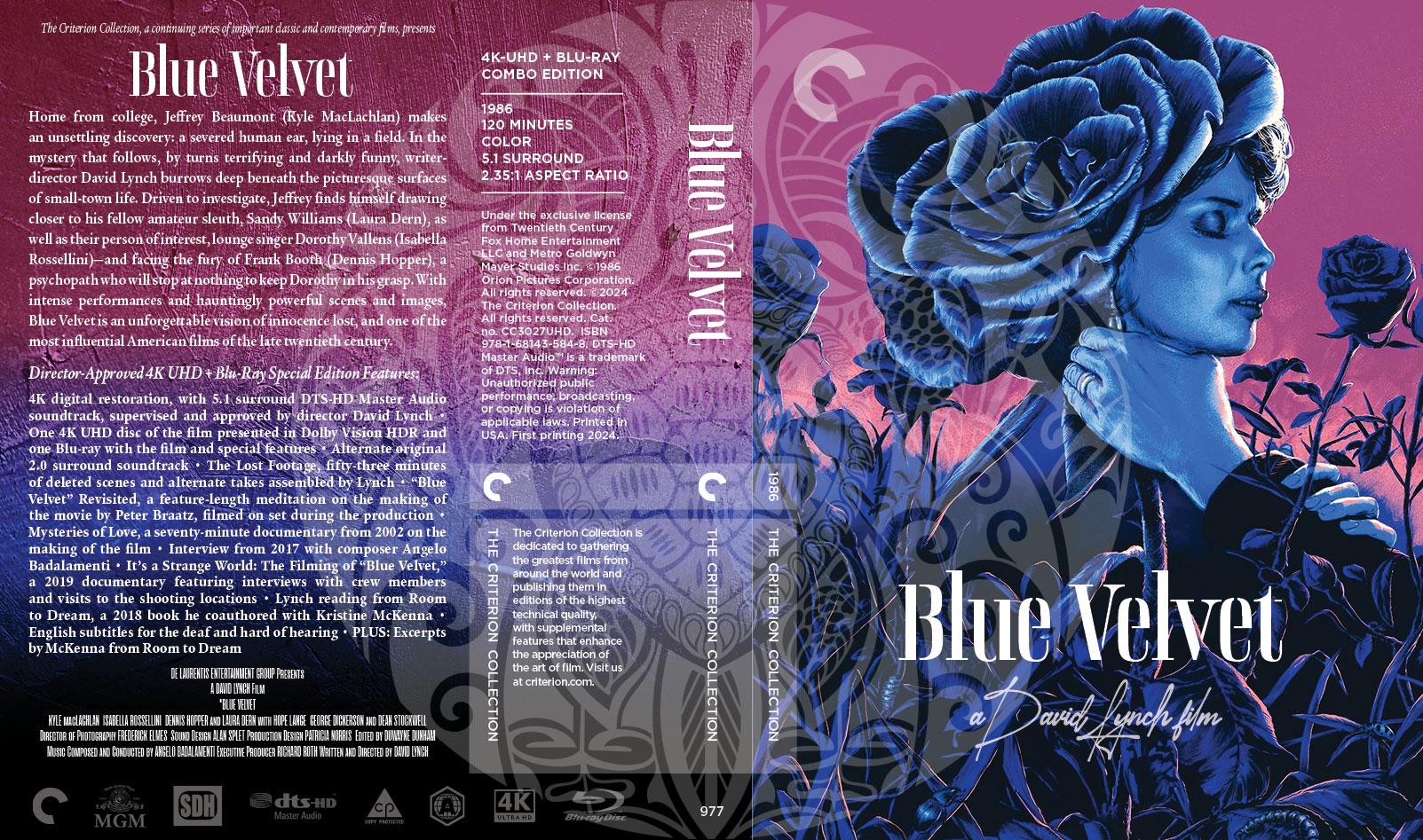 Blue Velvet (fake Criterion Cover) - Etsy