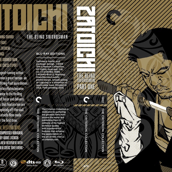 Zatoichi Criterion Boxset (Fake Criterion Covers)