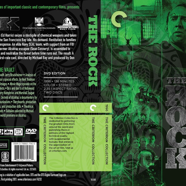 The Rock (Fake Criterion Cover)