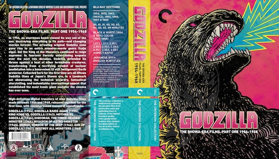 Godzilla Boxset (fake Criterion Cover, Version 3) - Etsy Denmark