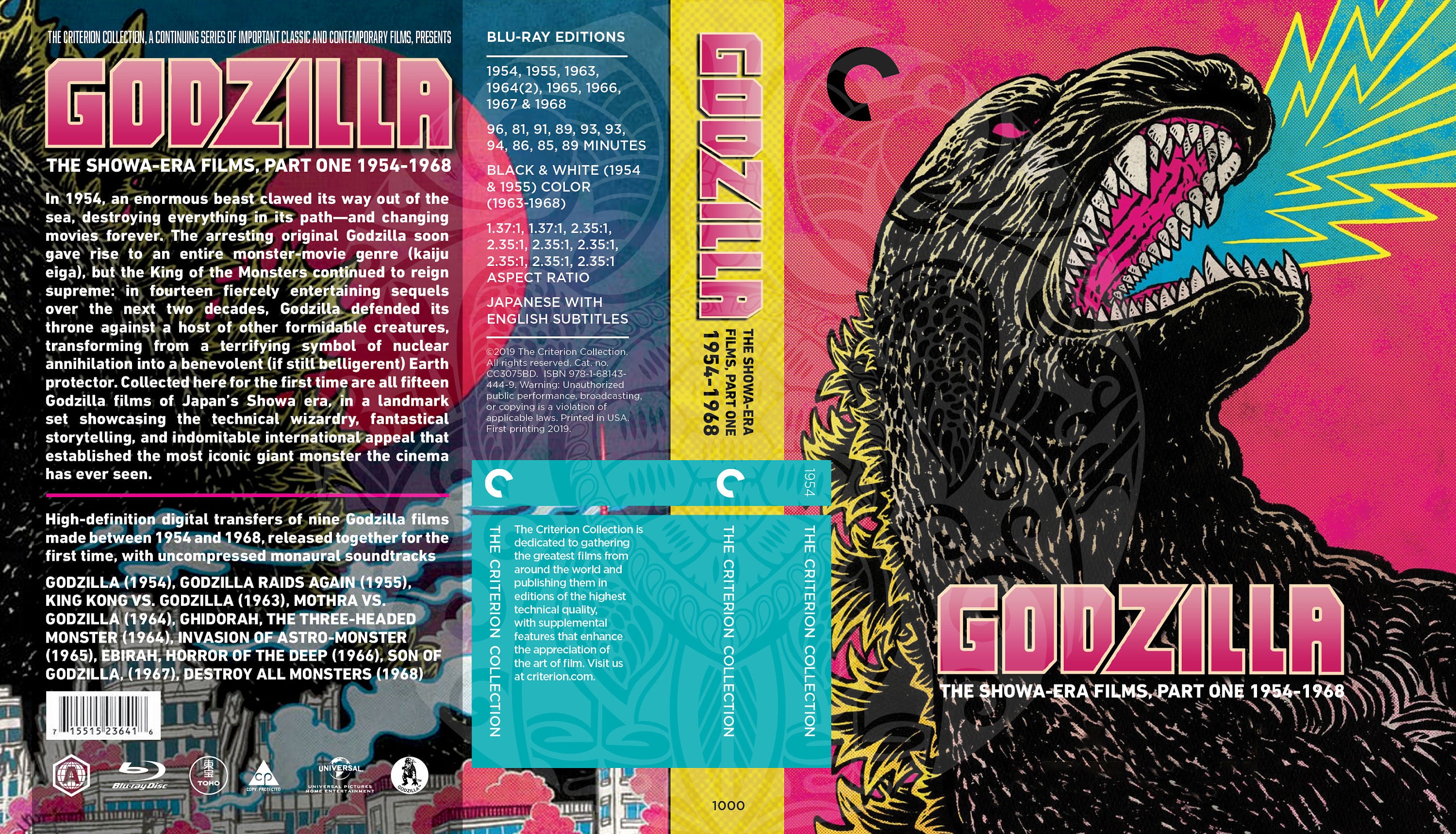 Godzilla Boxset (fake Criterion Cover, Version 3) - Etsy