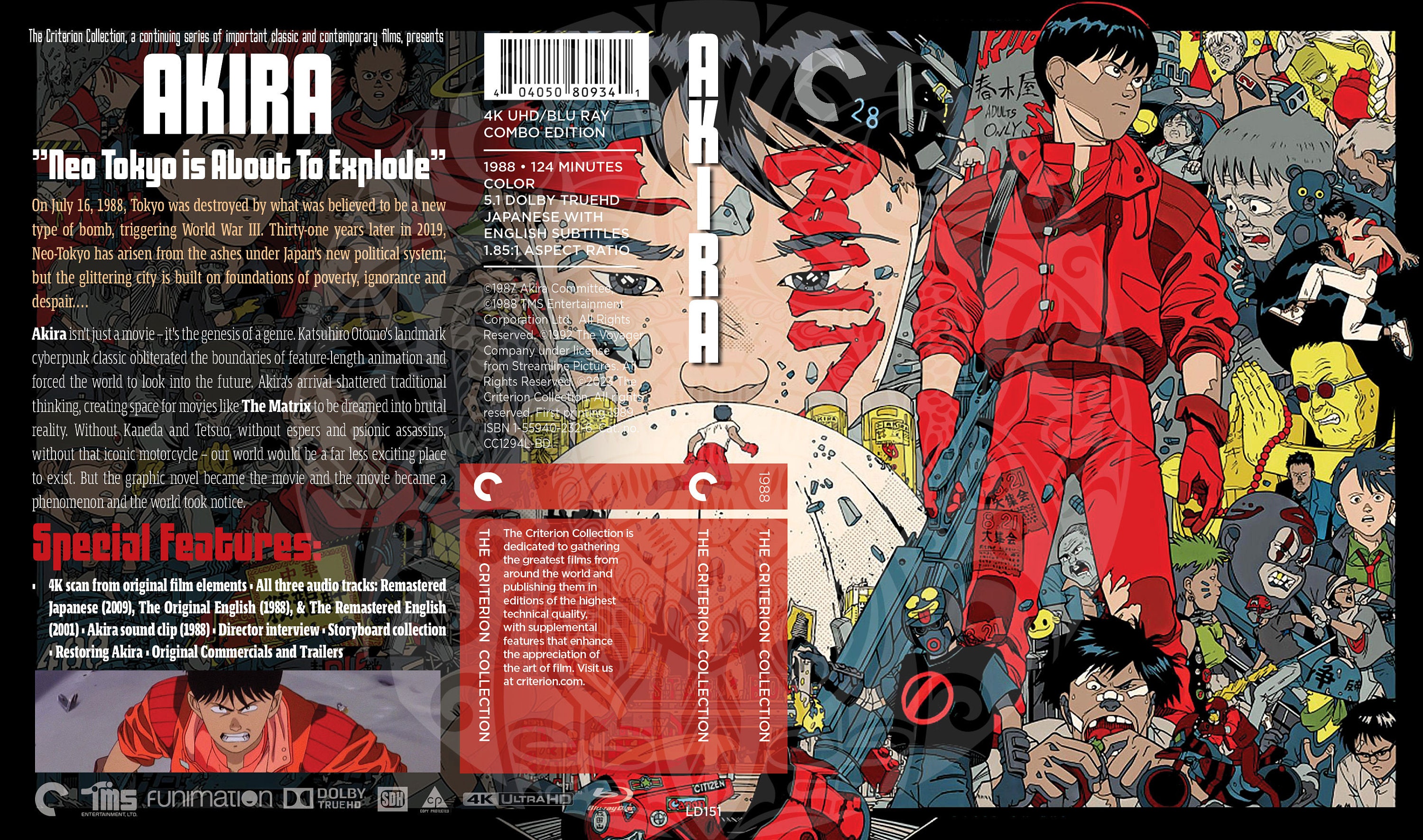 Akira (fake Criterion Flip Cover) - Etsy