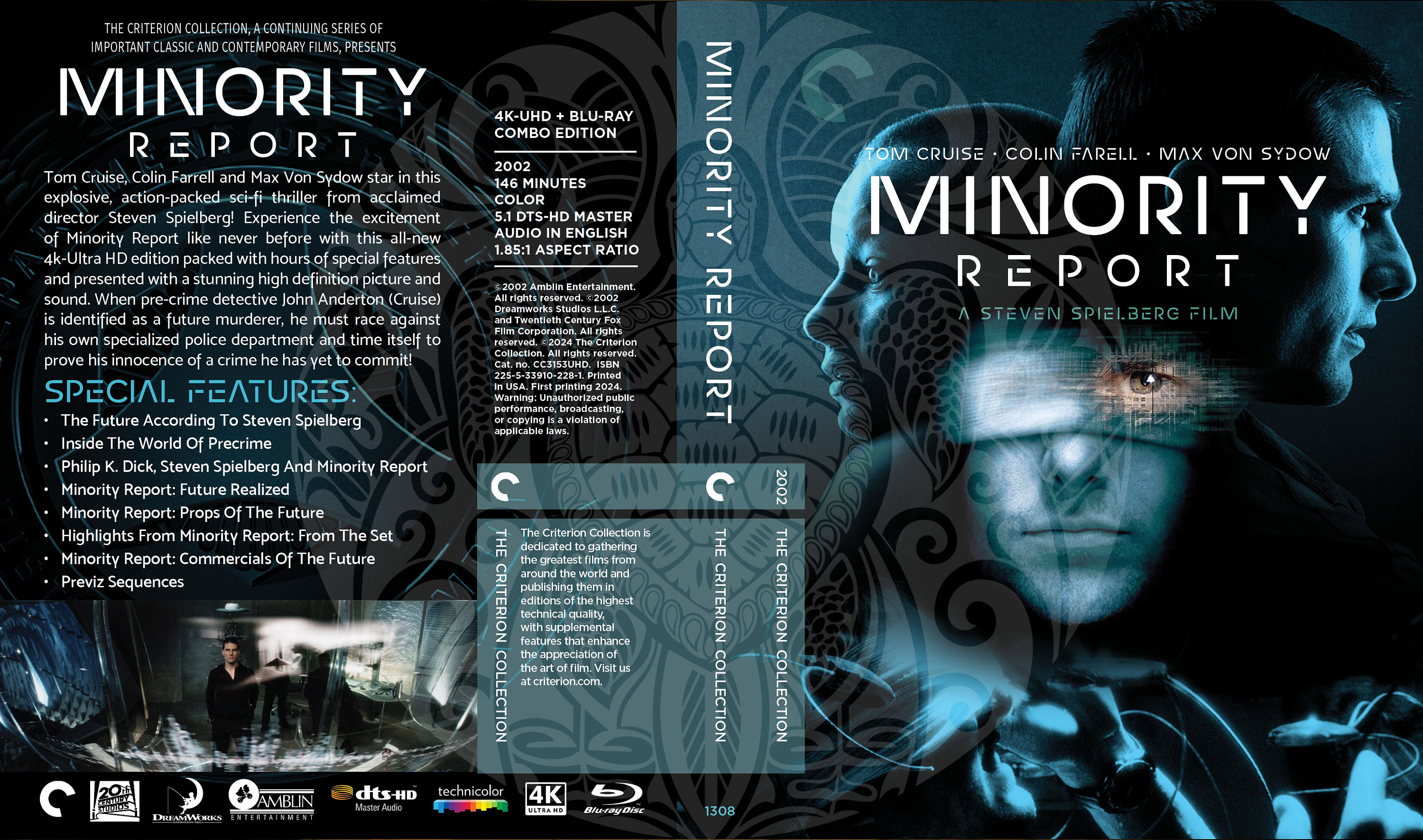 Minority Report (fake Criterion Cover) - Etsy