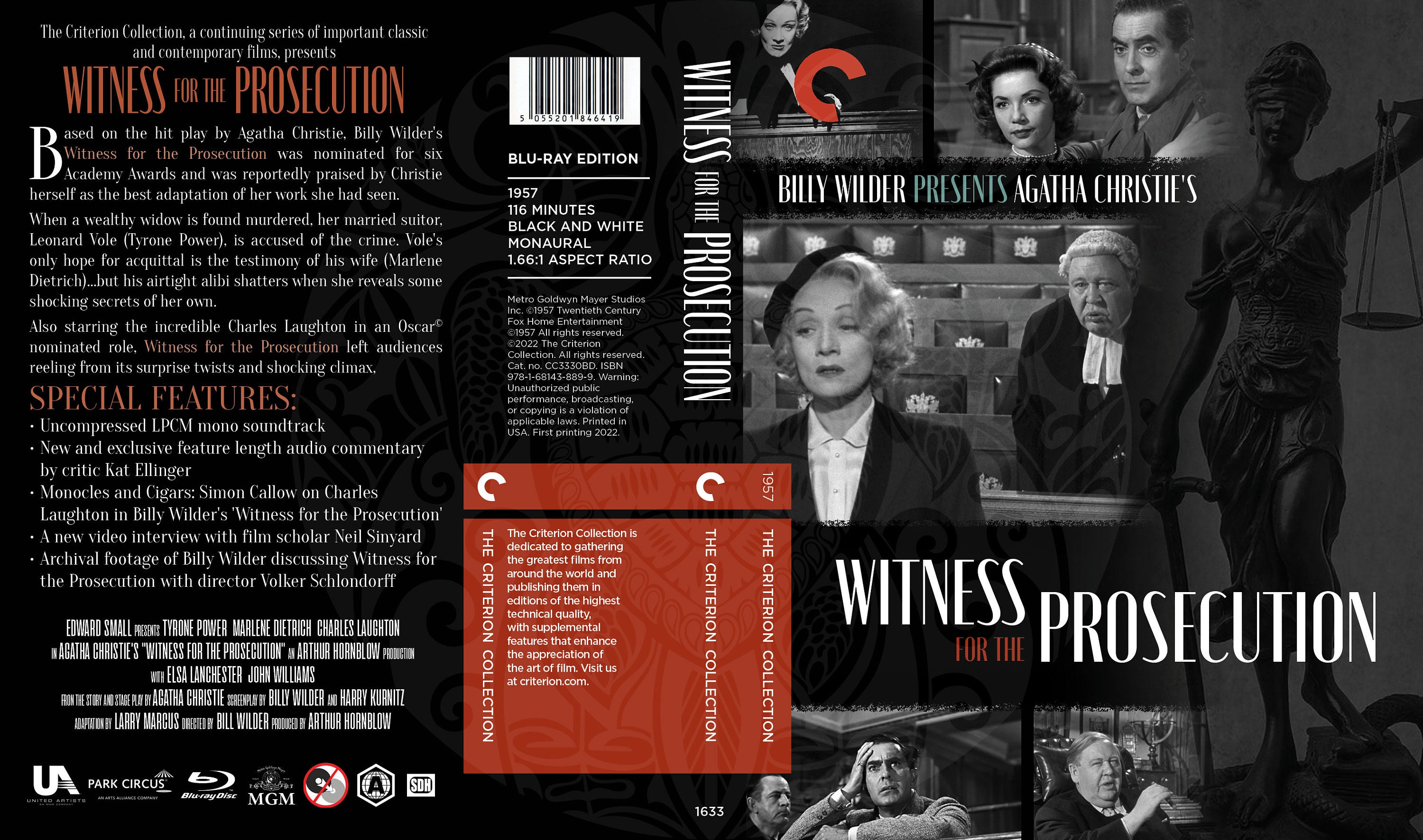 Witness for the Prosecution (fake Criterion Cover) - Etsy