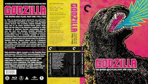 Godzilla Boxset (fake Criterion Cover, Version 4) - Etsy