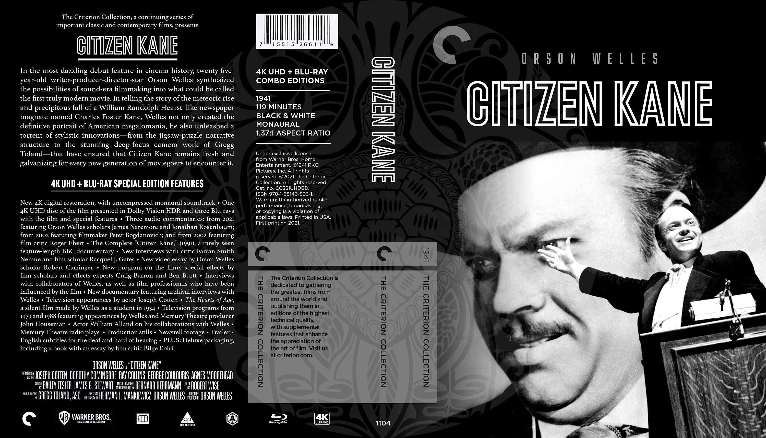 Citizen Kane (4-disc) - Etsy Citizen Kane (4-disc) - Etsy