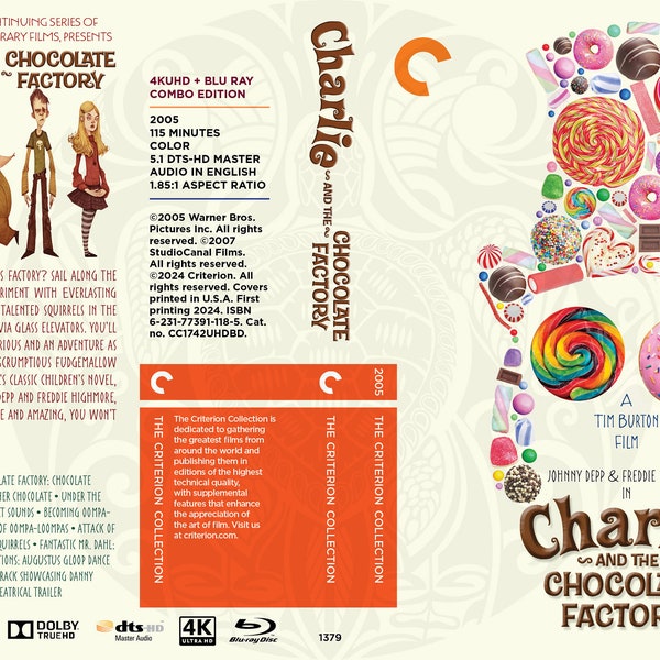 Charlie And The Chocolate Factory (Fake Criterion Cover)