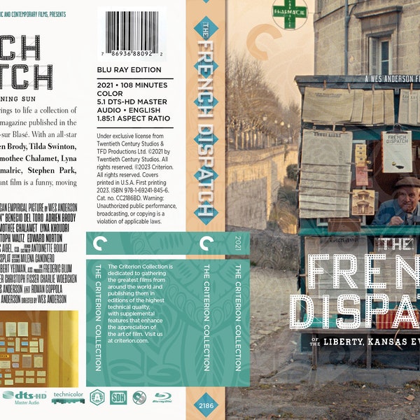 The French Dispatch Fake Criterion Cover