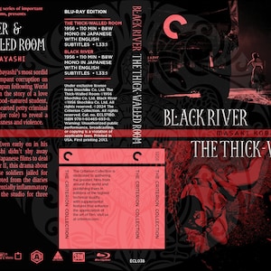 Masaki Kobayashi's Black River and The Thick-Walled Room (Fake Criterion Cover)