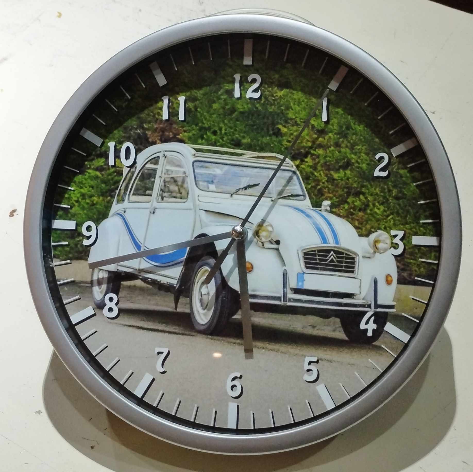 Horloge Murale Personnalisée Voiture Citoën 2CV Personnalisable Photo Texte  - R2 - kdoartisanal