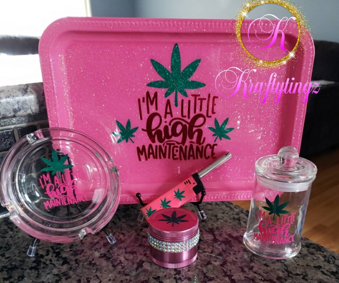 Rolling Tray Set  Bling Over Everything - Customized T-Shirts, Wine  Glasses & More